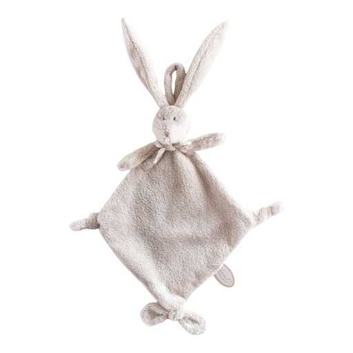 Pacifier cloth rabbit Flor lichtgrijs 