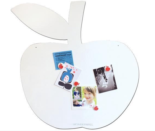 *Magnetisch whiteboard appel (67x80cm) wit 