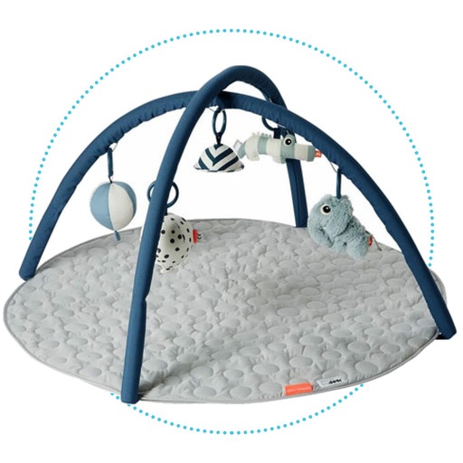 Play mat activity blue