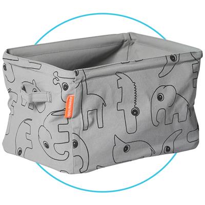 *Opbergmand doublesided grey 