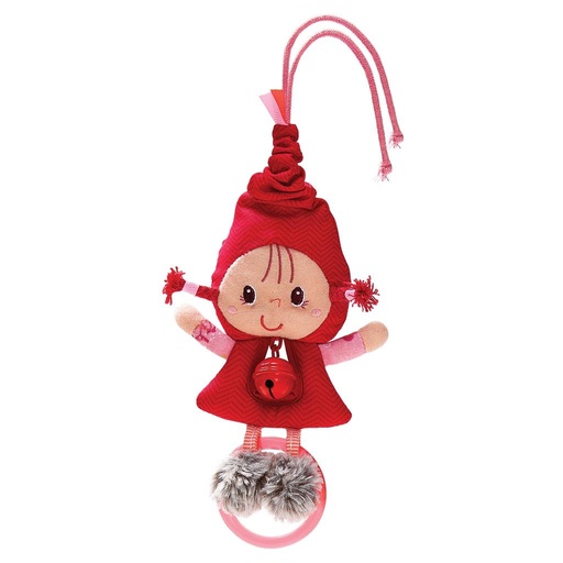 Hochet Chaperon rouge avec clochette