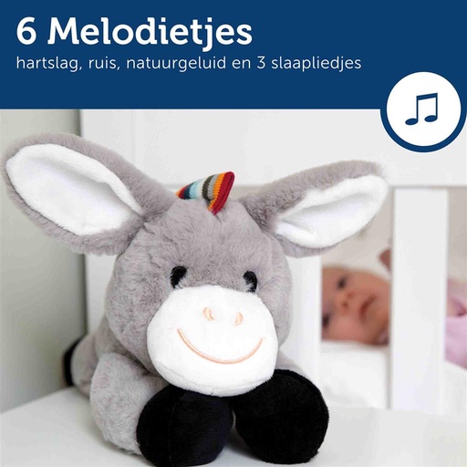 Knuffel heartbeat ezel Don  