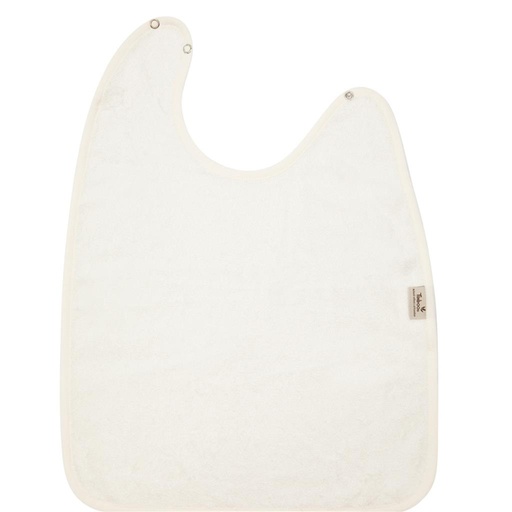 Bavoir extra large 37x50 daisy white 