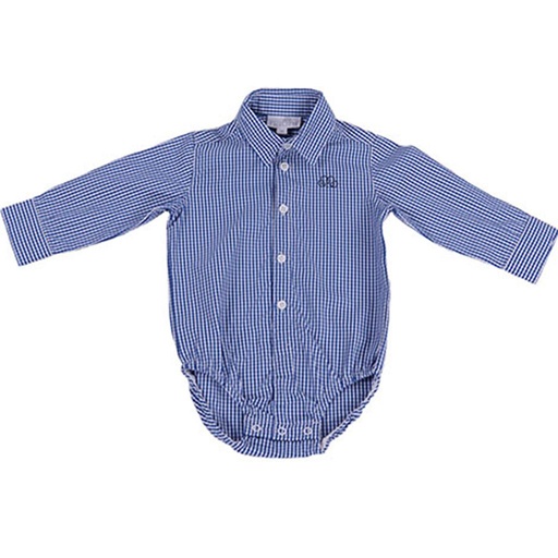 Bodyhemd Pierrot vichy blue