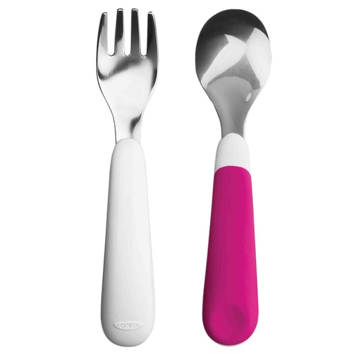 Fourchette et cuillère pink 