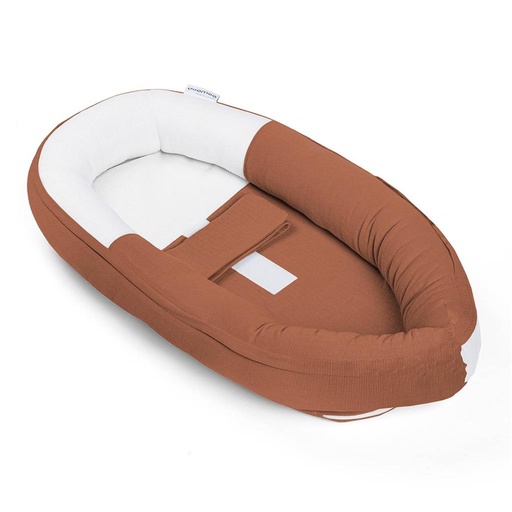 Babynest cocoon tetra jersey terracotta