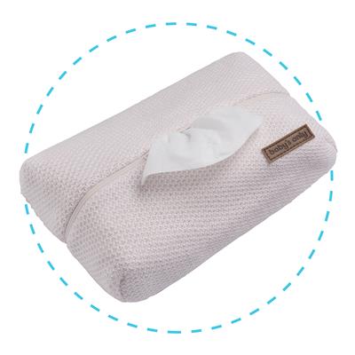 Cover kleenex box pink lichtroze 