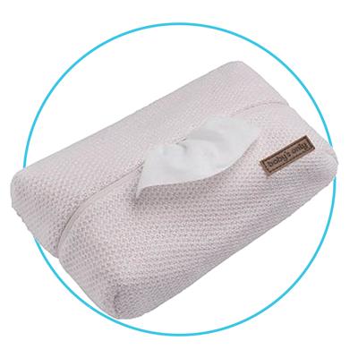 Couvrir la boîte de kleenex sable classique beige 