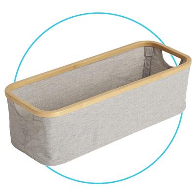 Basket for changing table (cotton/bamboo wet).  