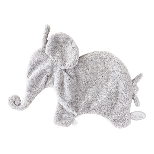 Fopspeendoekje olifant Oscar lichtgrijs grijs 