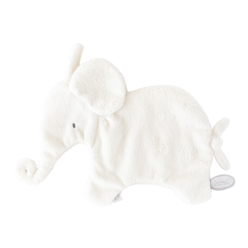 Fopspeendoekje olifant Oscar wit wit 
