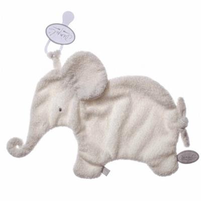 Pacifier cloth elephant Oscar white white white