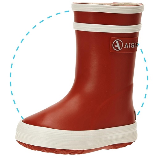 Laarzen baby flac rood  