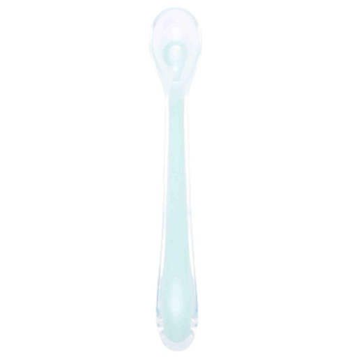 Cuillère premier âge (silicone, azur) lichtblauw 