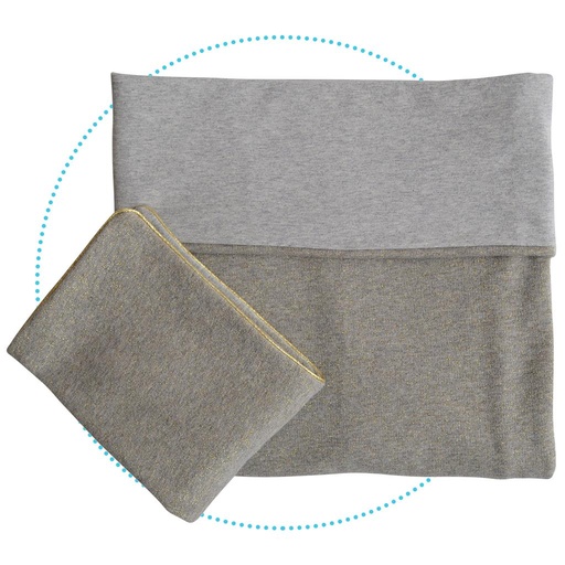 *Donsovertrek 100x135 golden freckles coco&pine  