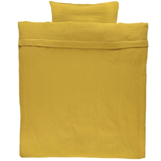 Donsovertrek bed bliss mustard