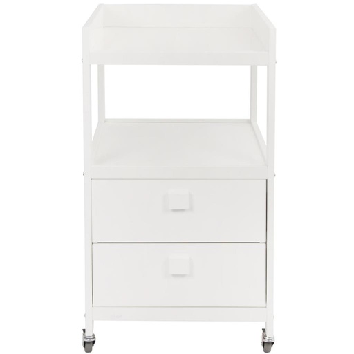 Changing table (2 drawers) white