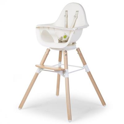 *Eetstoel Evolu 180° naturel/antraciet 