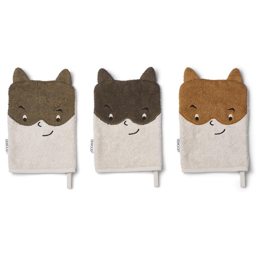 Washandjes Sylvester (3st) superhero (multi mix) 