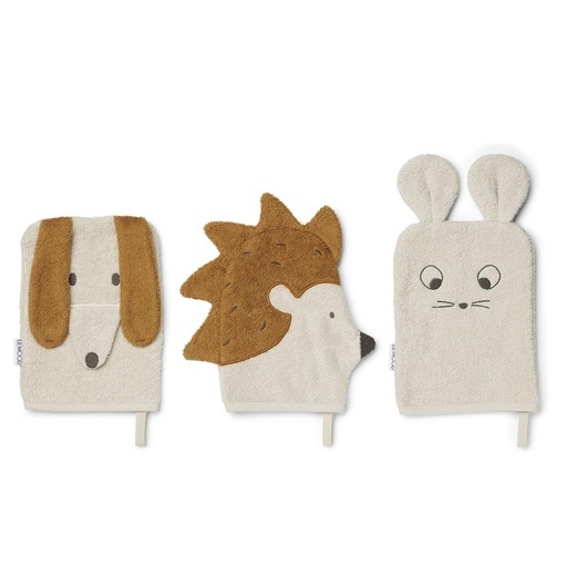 Washandjes Sylvester (3st) friendship sandy mix 