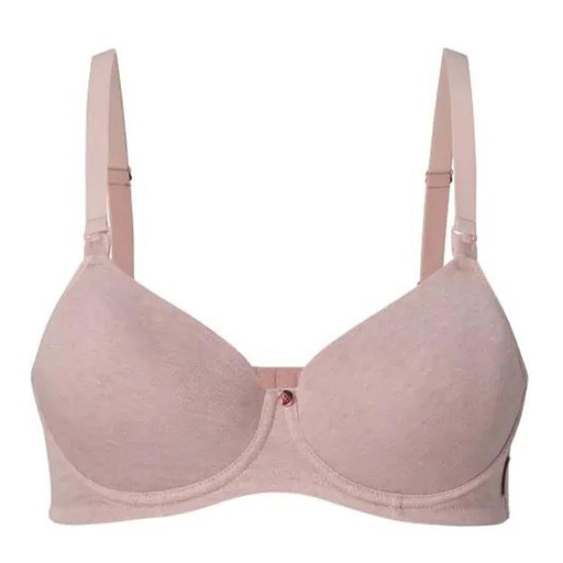 Soutien-gorge d'allaitement en coton confort bark melange 