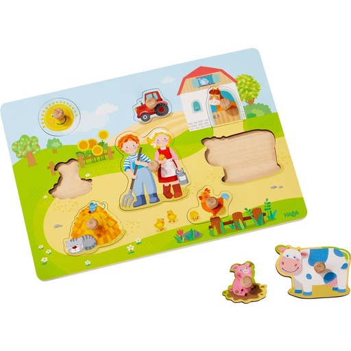 Puzzle d'insertion de la ferme  