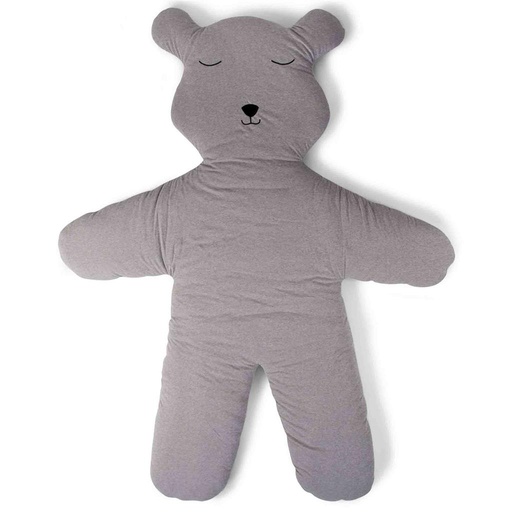 *Speelmat 150cm teddy bear (jersey grey) grijs 