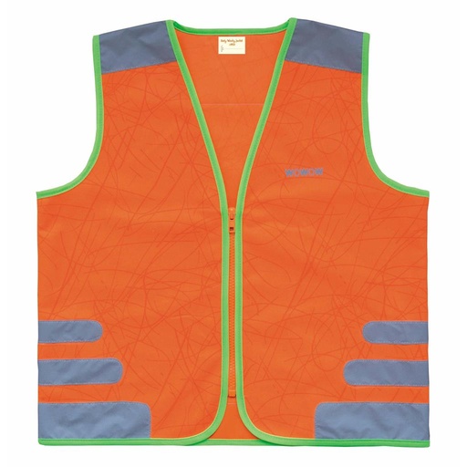 Fluorescent jacket nutty wacky orange 
