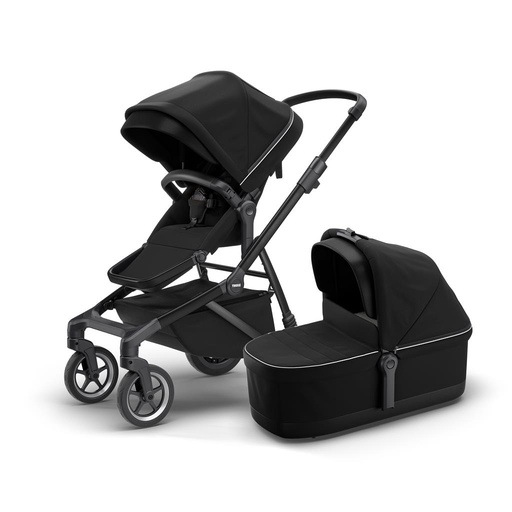Kinderwagen sleek (incl. reiswieg) midnight black on black 