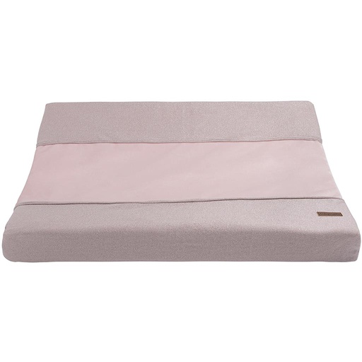 Laundry pillow cover sparkle silver-pink mélange