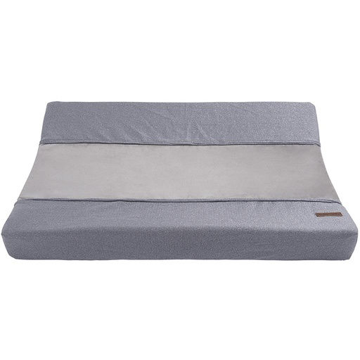 Waskussenhoes sparkle zilvergrijs mêlee 