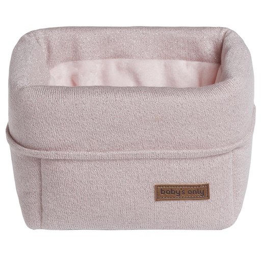 Commodemandje sparkle zilver-roze mêlee 