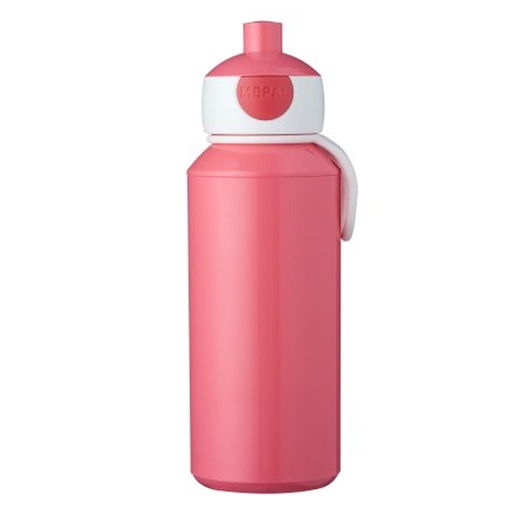 Drinkfles pop-up campus 400 ml pink