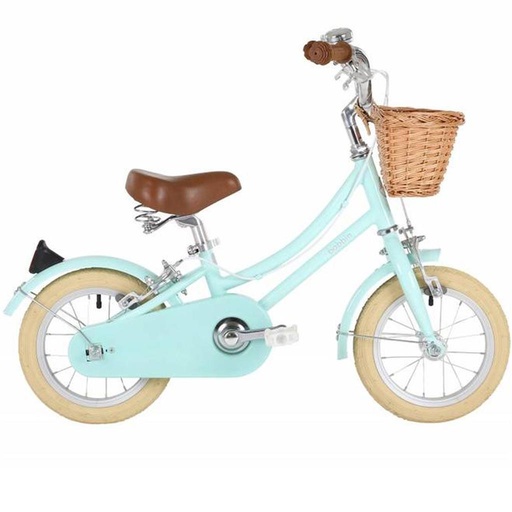 Bicycle 12" gingersnap (incl basket+wheels) green 