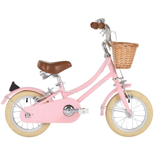 Bicycle 12" gingersnap (incl basket+wheels) pink 