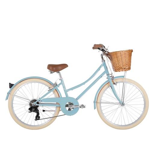 Bicycle 24" gingersnap (including basket) duck egg blue