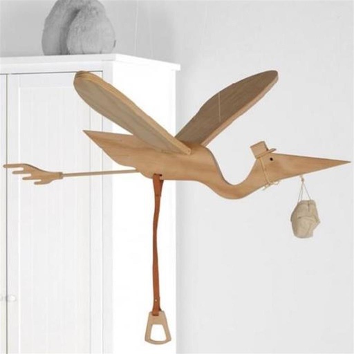 Wooden stork (bird-pelican-wood)