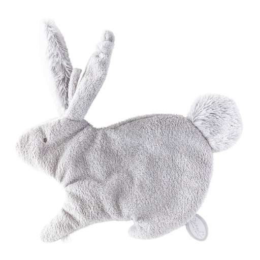 Fopspeendoekje konijn Emma (24cm) grijs 
