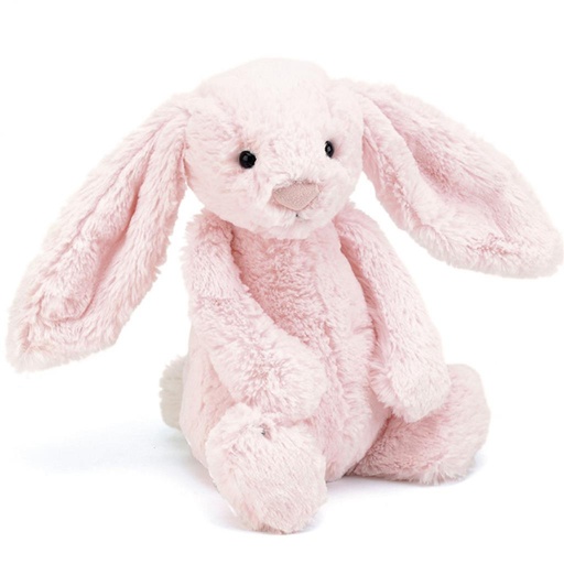 Lapin câlin timide moyen (31cm) rose