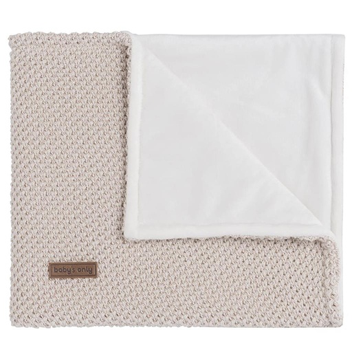 Blanket crib sparkle gold-ivory mélange