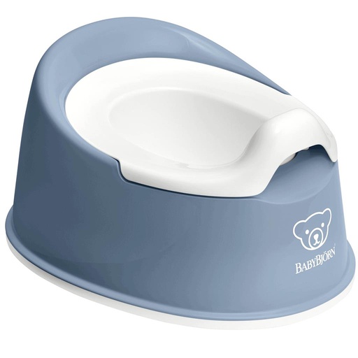 Pienter potje diepblauw-wit 
