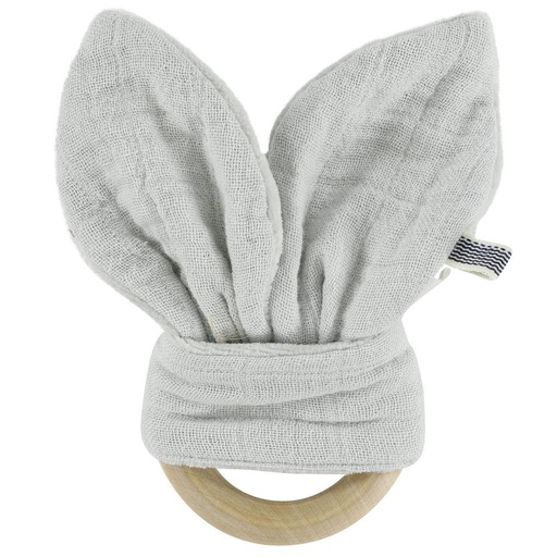 Bijtring konijn bliss grey 