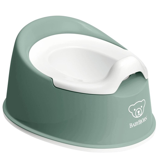 Teeny potty diepgroen-wit 