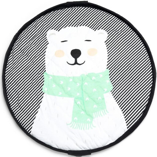 Opbergzak soft polar bear 