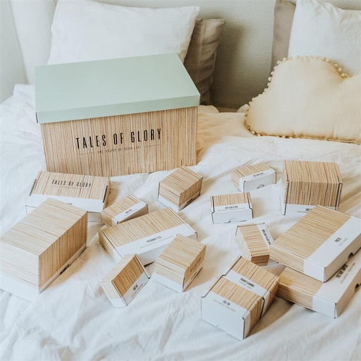 Baby milestone box mint 