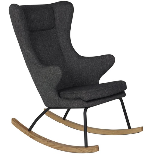 Schommelstoel voor volwassenen de luxe black 