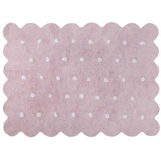 Tapis biscuit rose