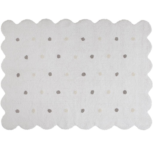 Tapis biscuit blanc