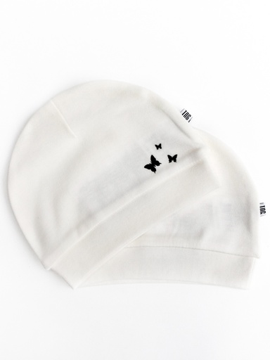 Bonnet bébé bio (2pcs.) Bloom ecru-ecru OS