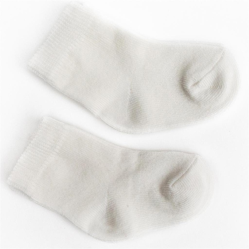 Chaussettes bio (2 paires) Bloom ecru 